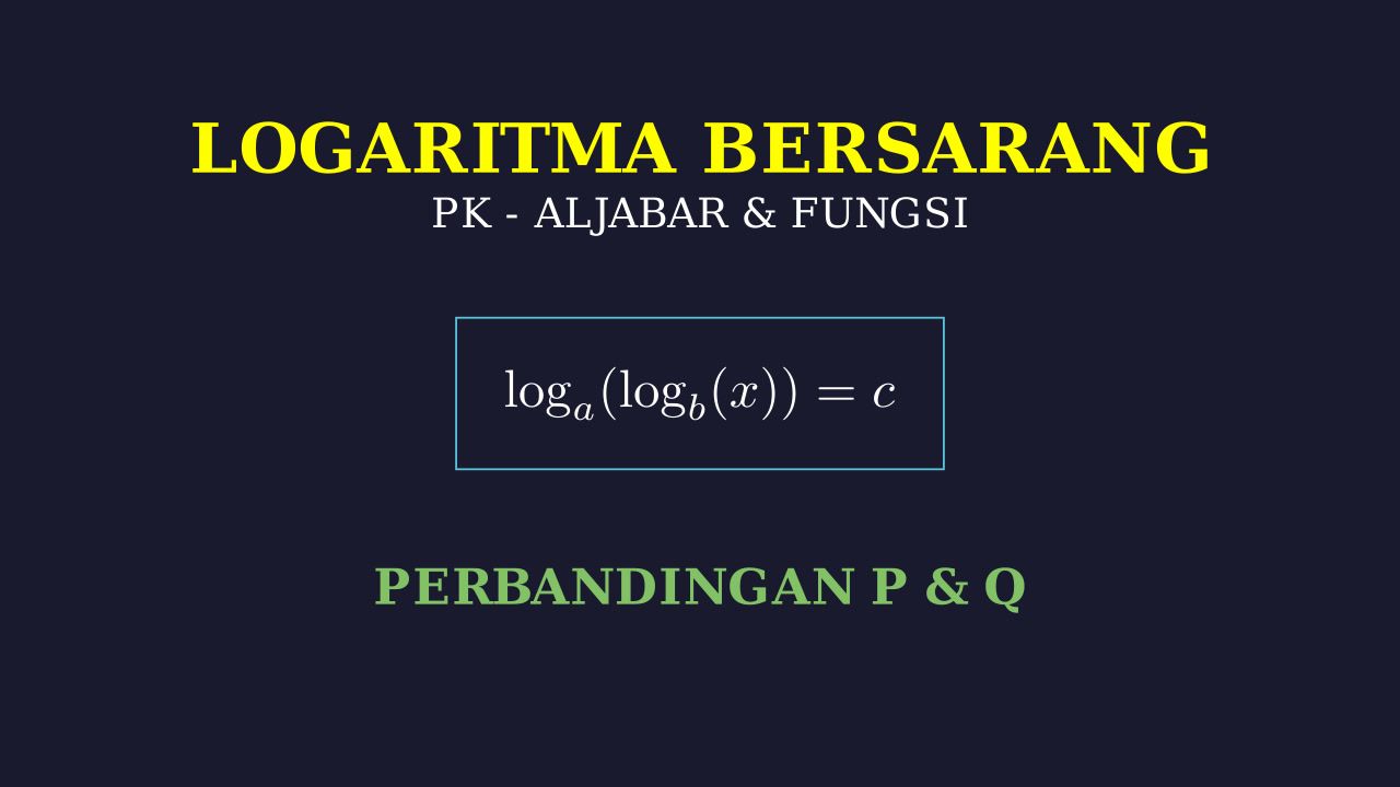 Logaritma Bersarang: Solusi & Perbandingan Kuantitas