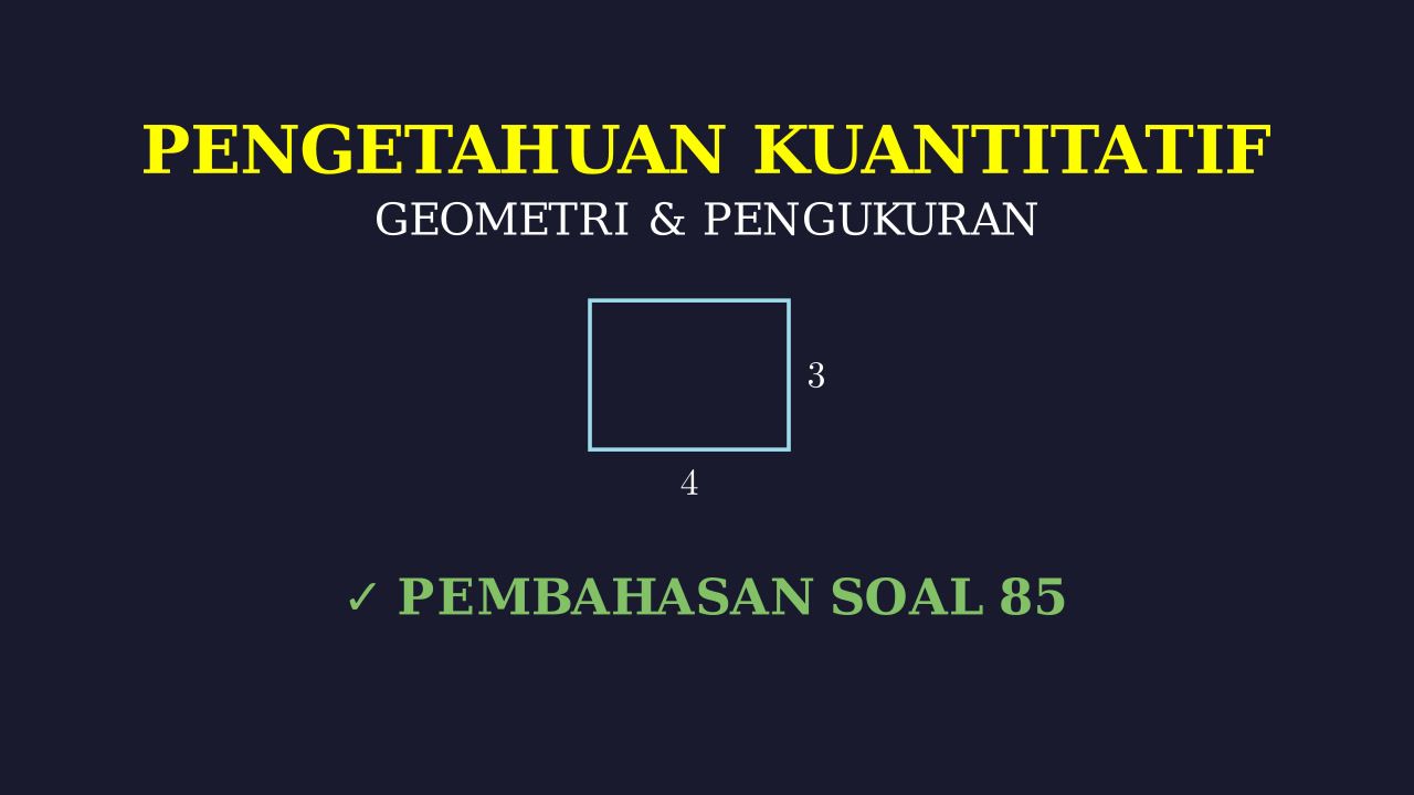 Geometri: Keliling Persegipanjang EFGH