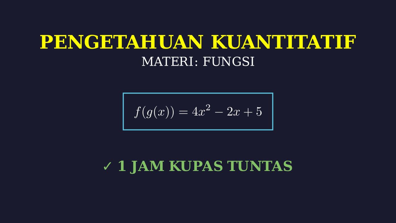 Fungsi: Materi Lengkap & Contoh Soal