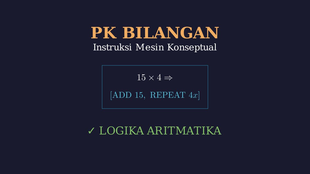 Instruksi Aritmatika Mesin Konseptual