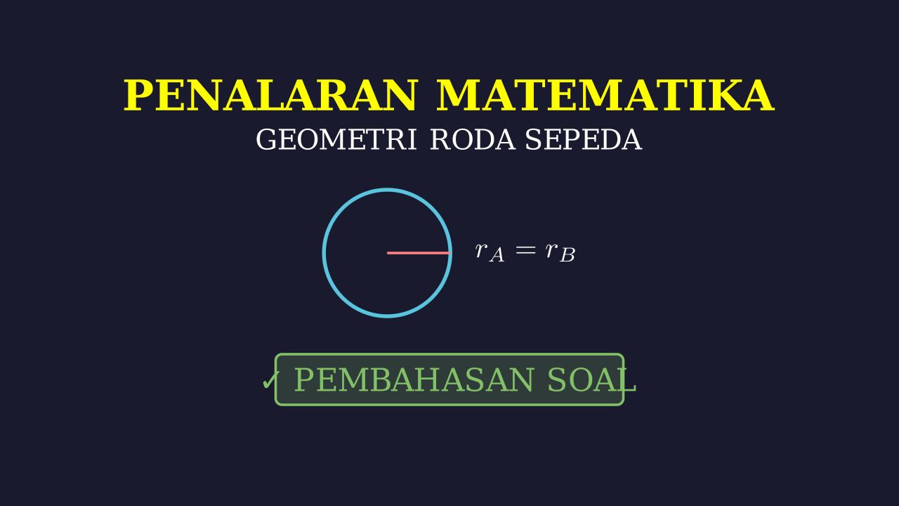 Hubungan Roda-Roda Sepeda