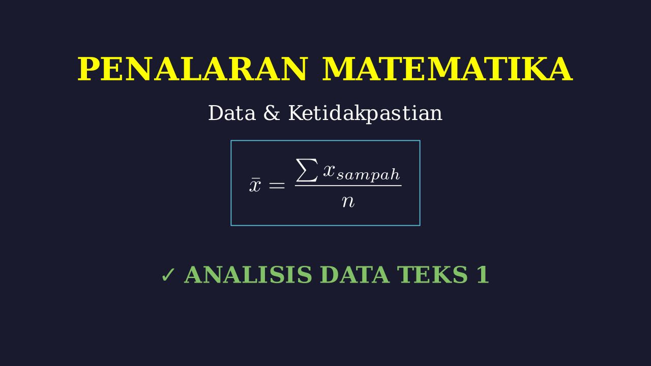 Analisis Data Sampah Dua Daerah