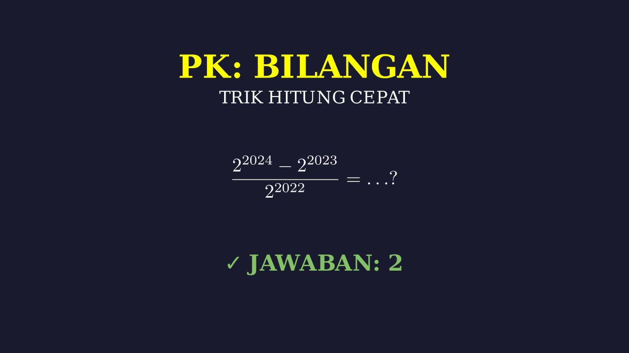 Trik Cepat Selesaikan Soal Matematika