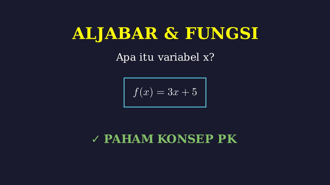 Mengenal Variabel X dalam Matematika