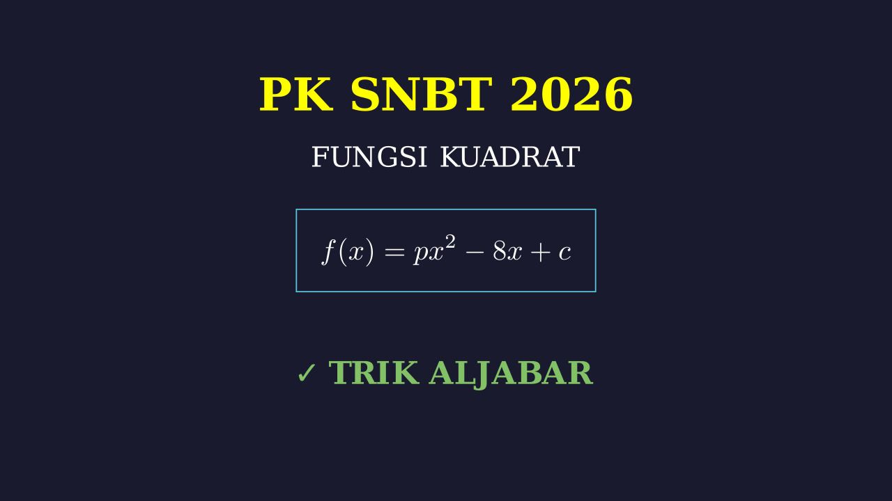 Fungsi Kuadrat: Kuantitatif SNBT
