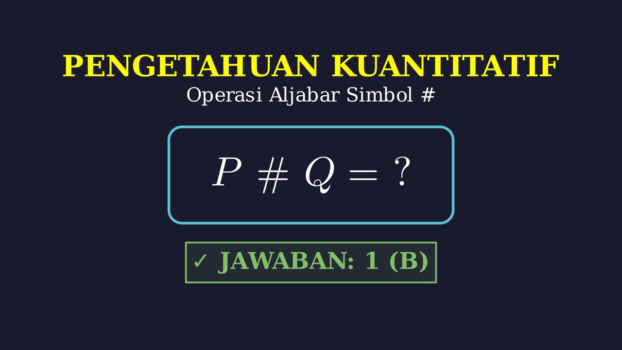 Logika Operasi Simbol Matematika