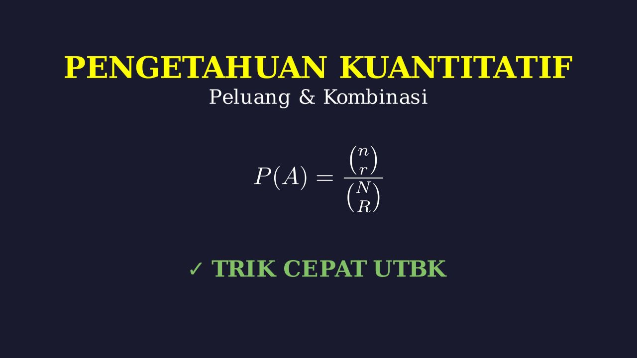 Peluang Pengambilan Bilangan: Konsep Kombinasi