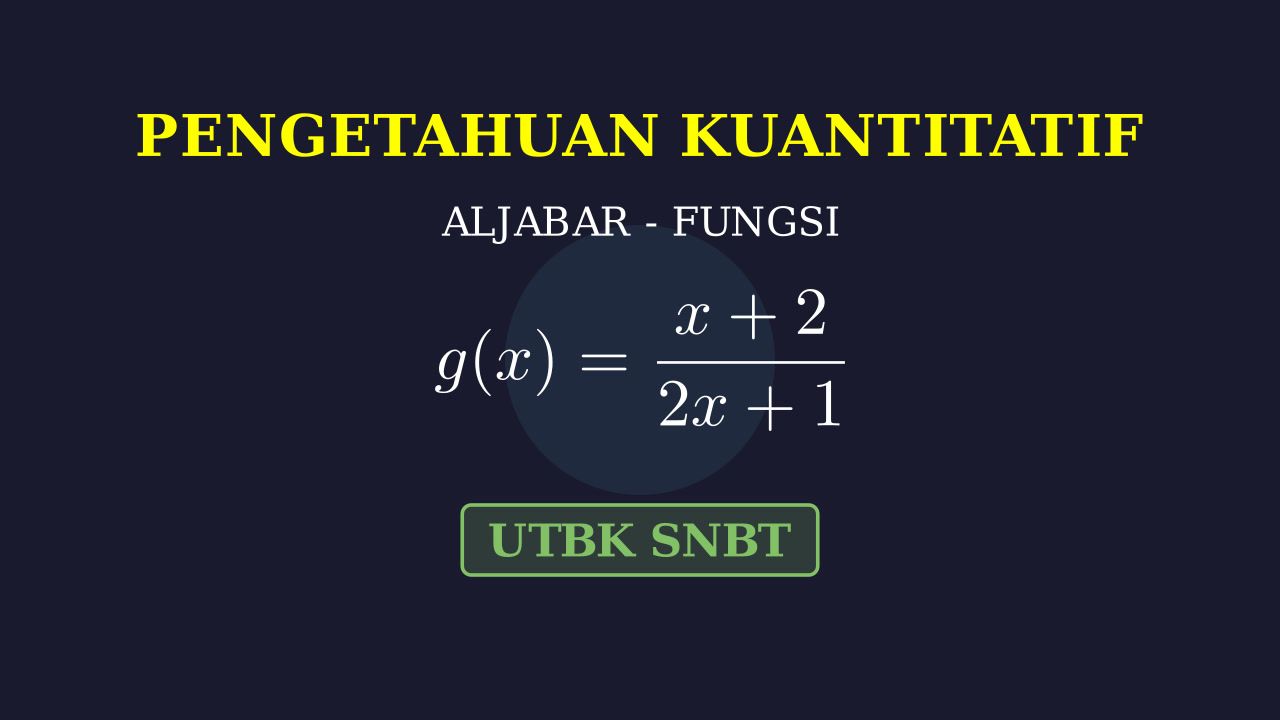 Menyelesaikan Soal Fungsi Rasional