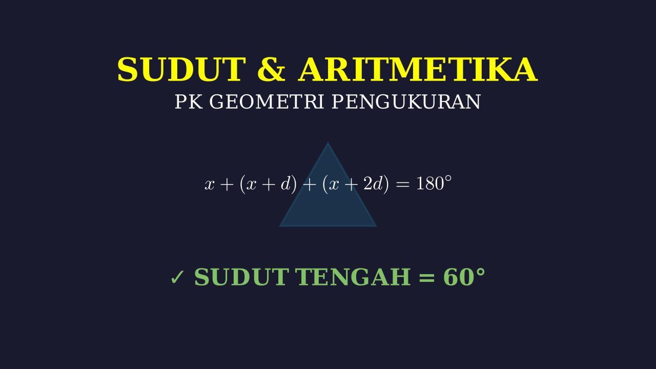 Triangle Angles in Arithmetic Sequences