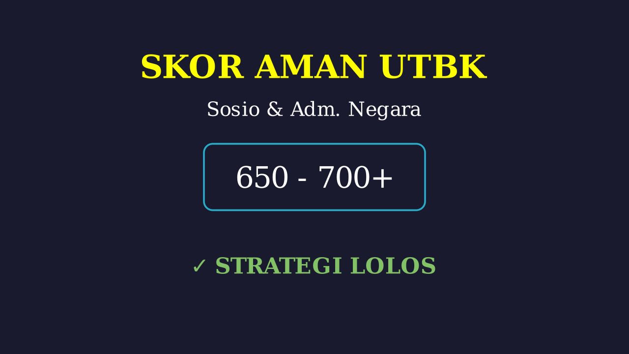 Skor & Strategi: Pend. Sosiologi & Ilmu Adm. Negara