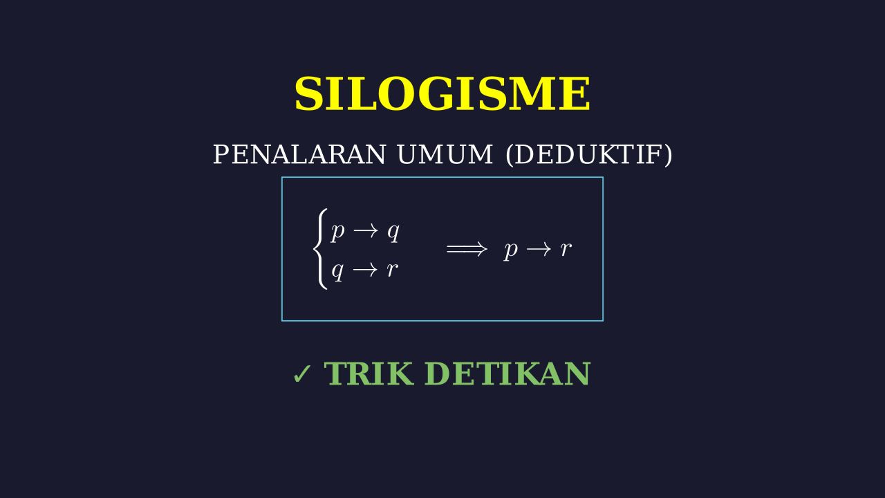 Analisis Rinci Silogisme
