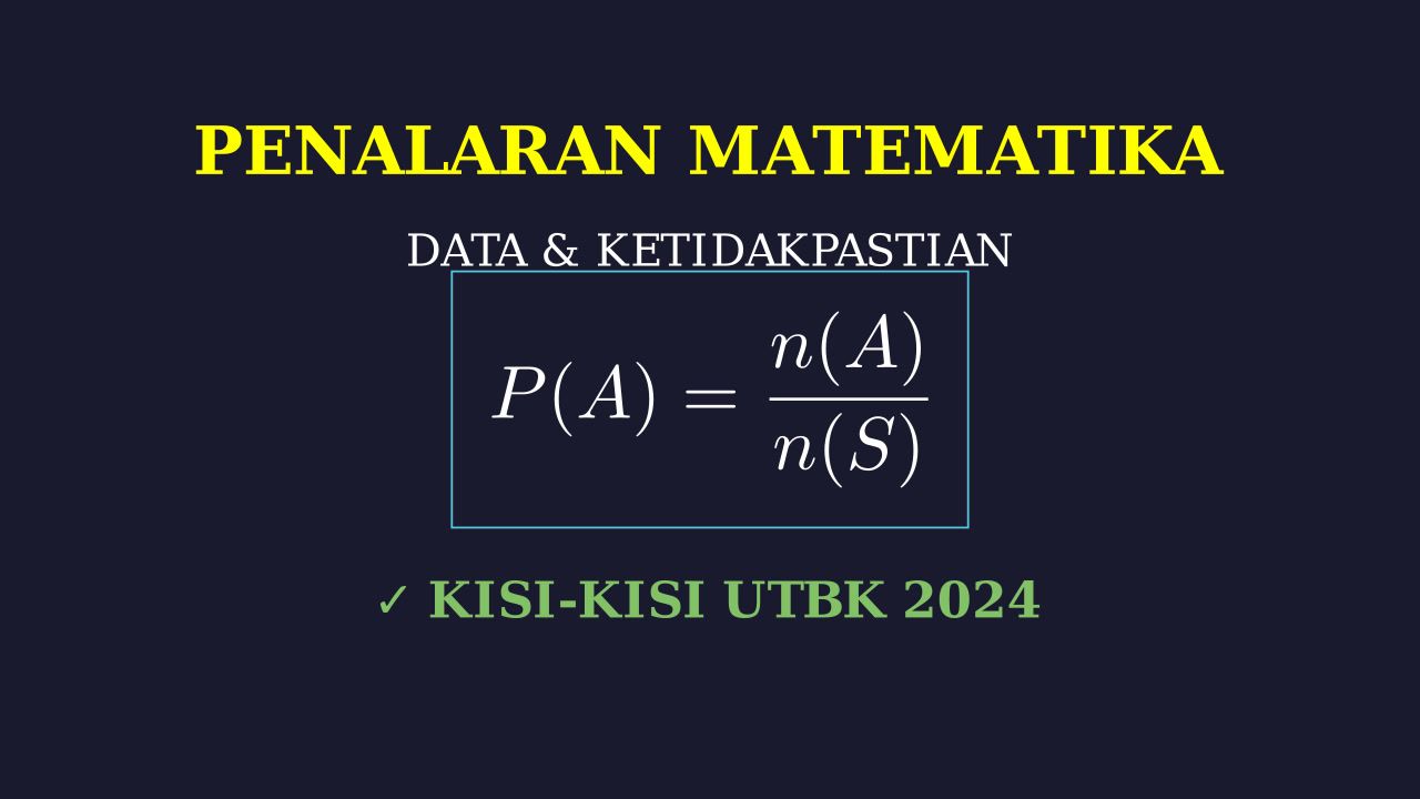 Kisi-kisi Penalaran Matematika UTBK