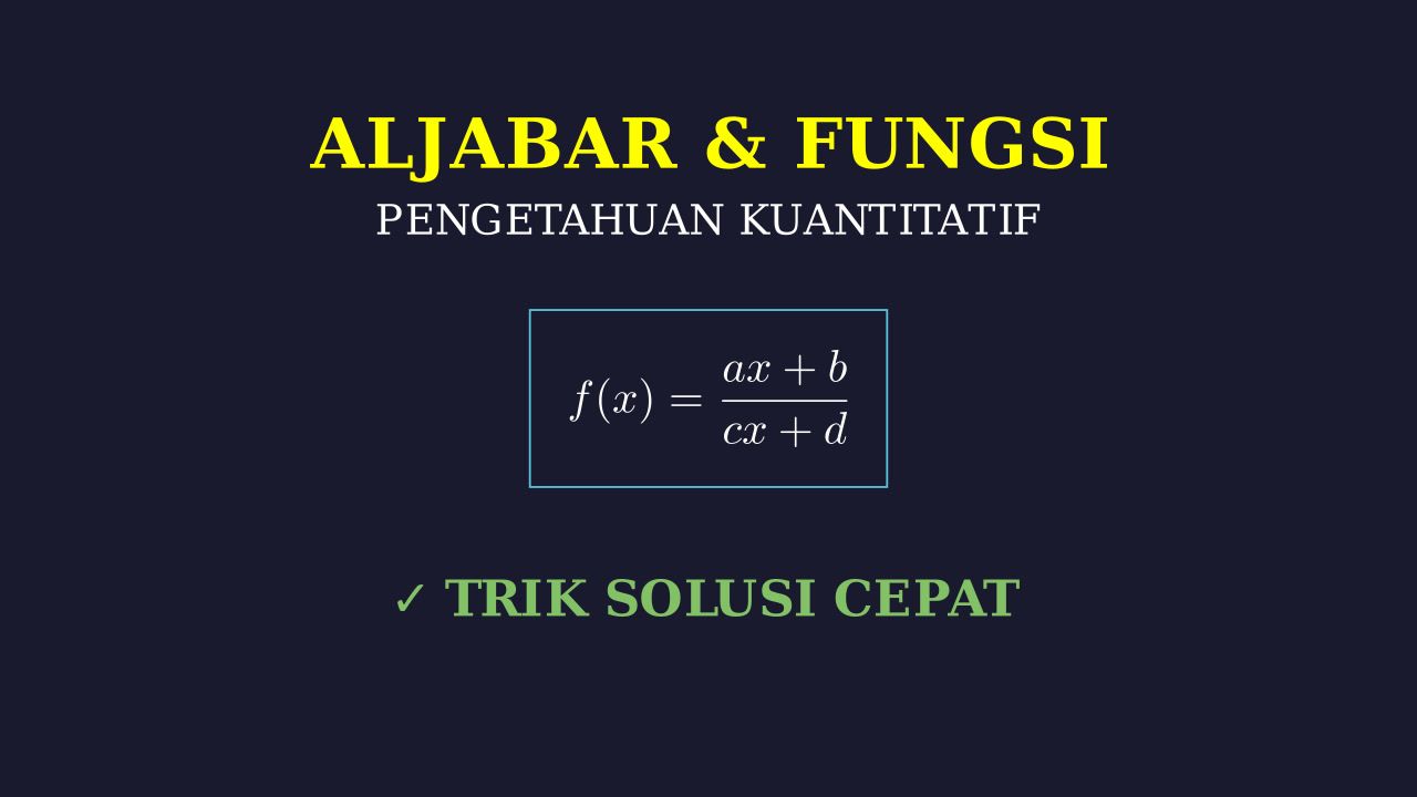 Menyelesaikan Soal