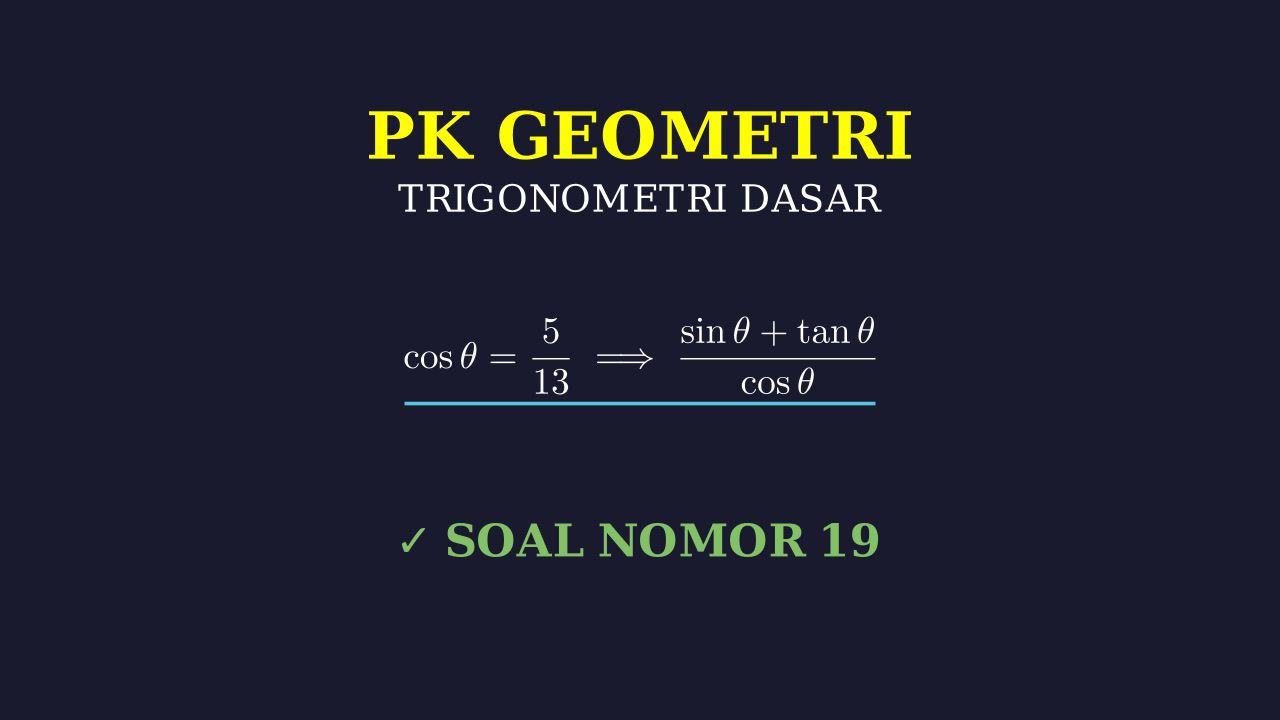 Trigonometri: Menghitung Nilai Perbandingan