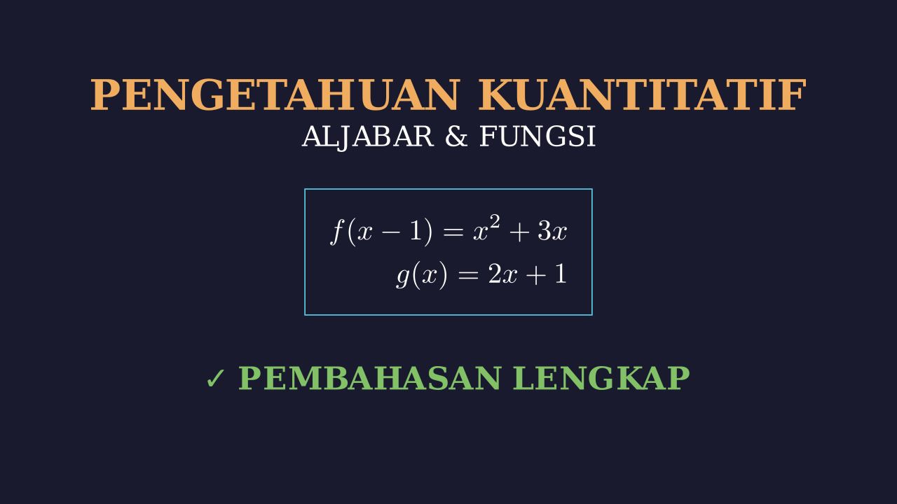 Pembahasan Soal Matematika