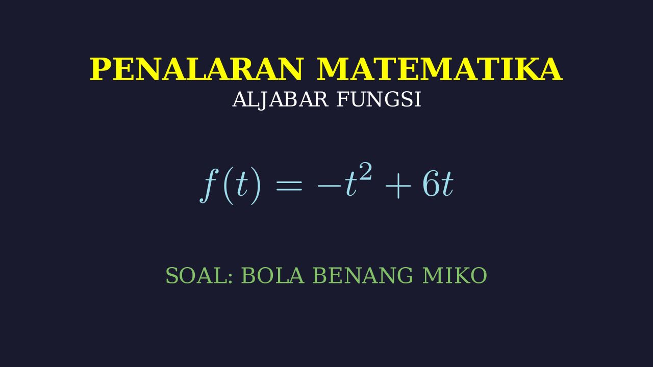 Soal Cerita: Petualangan Miko dan Bola Benang