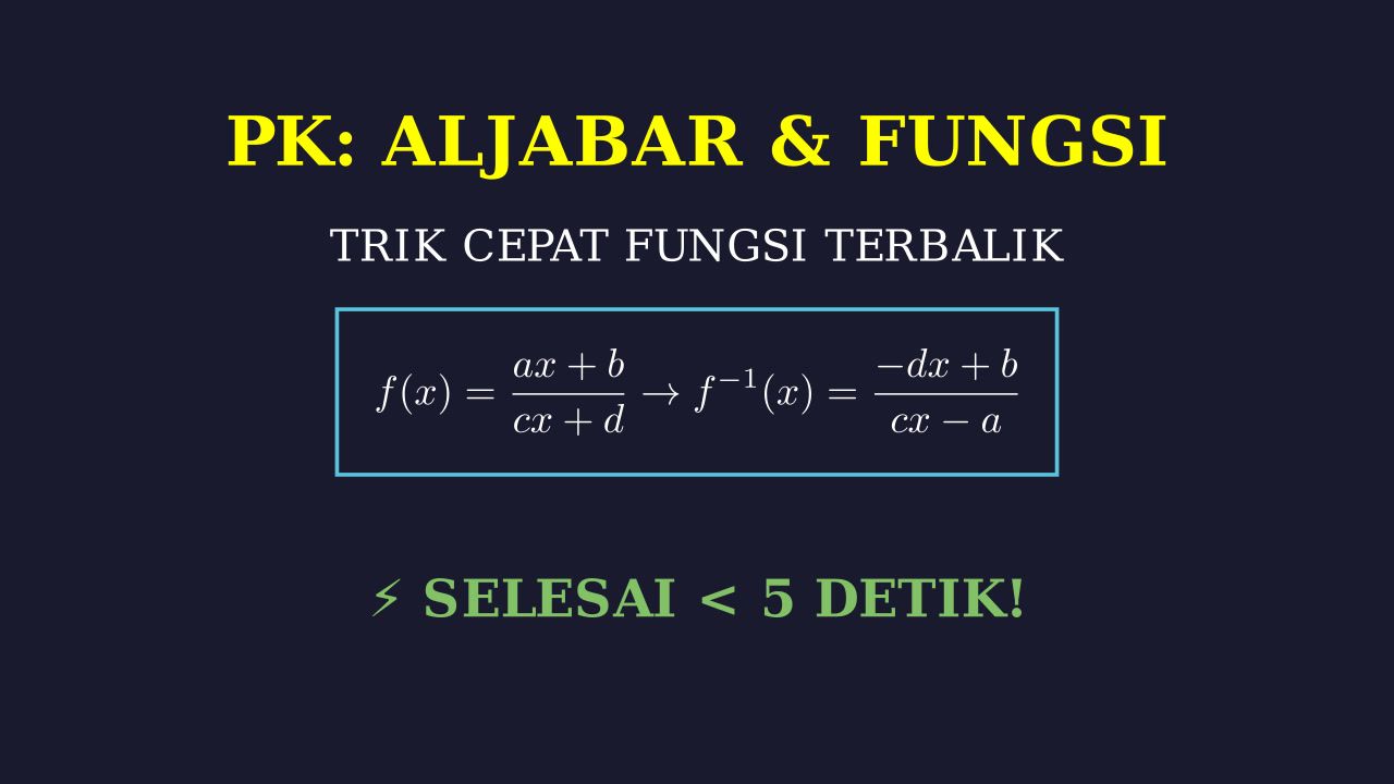 Trik Cepat Belajar Matematika