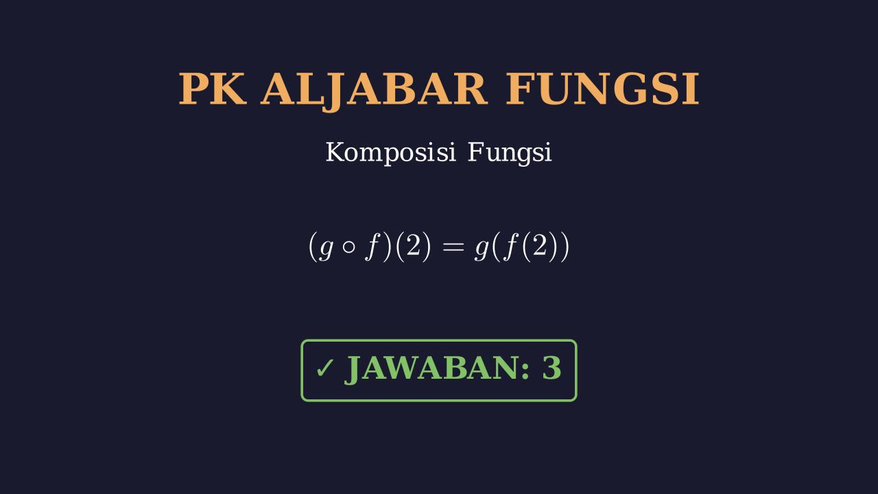 Menghitung Nilai Fungsi Komposisi