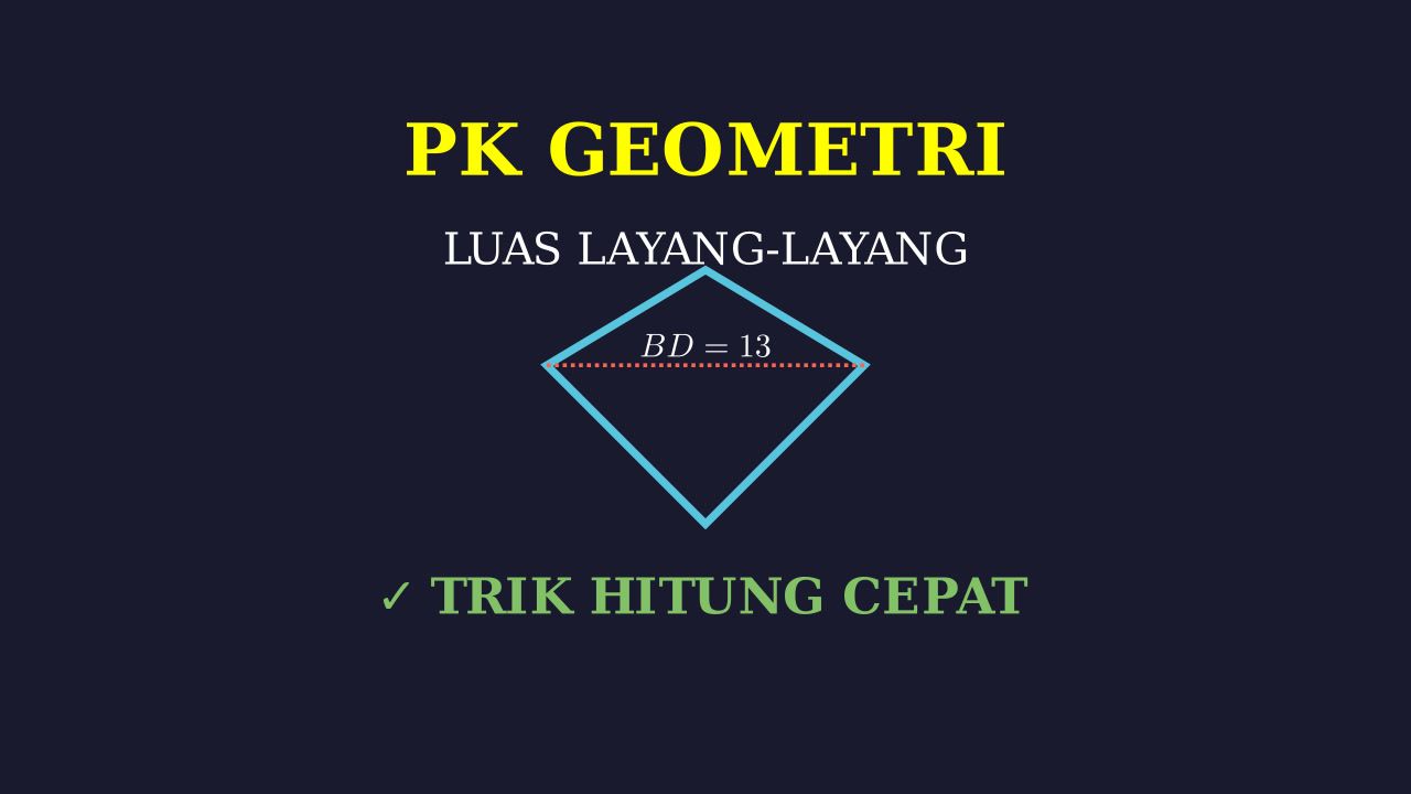 Menghitung Luas dan Keliling Layang-layang