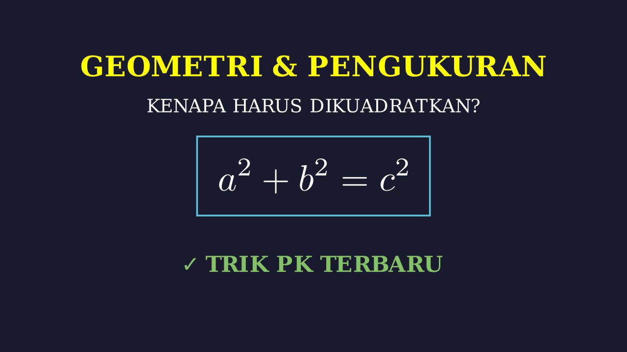 Alasan dan Cara Menguadratkan Persamaan