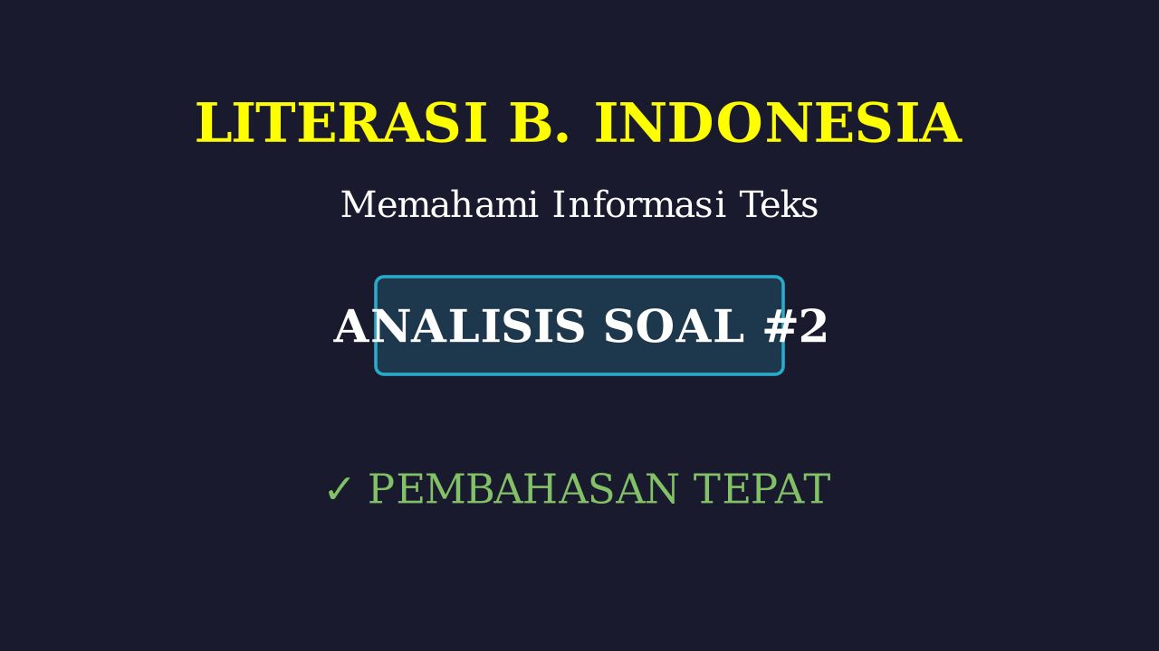 Pembahasan Soal Nomor 2