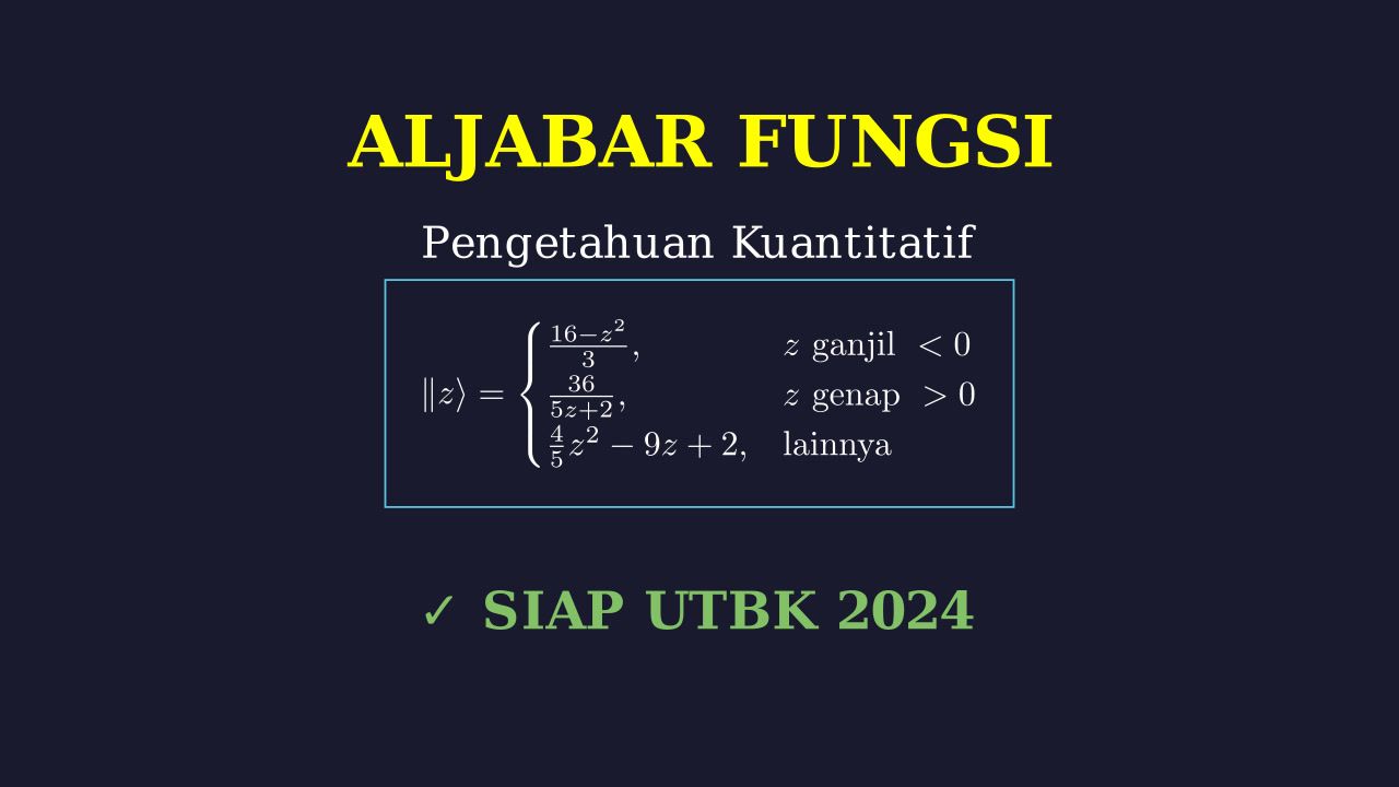 Operasi Fungsi Bilangan Bulat