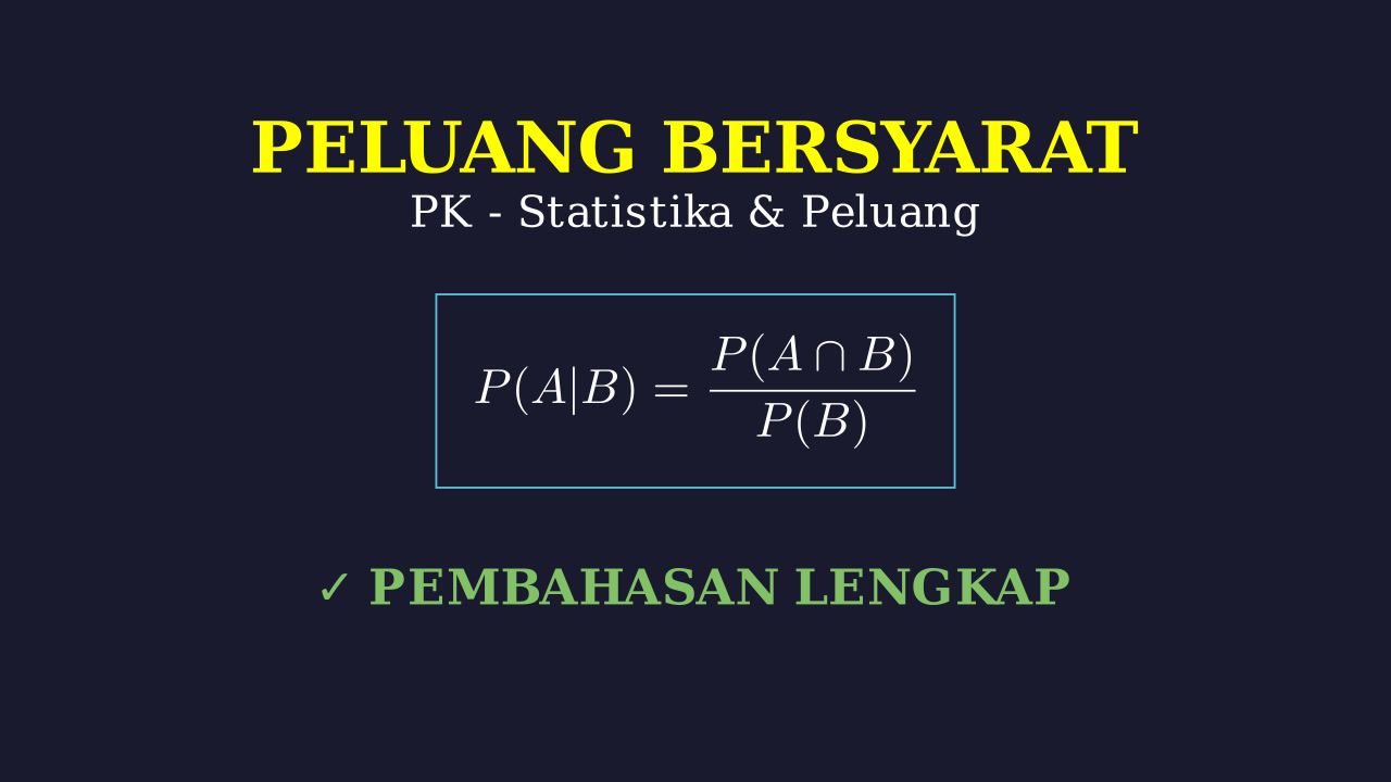 Peluang Bersyarat