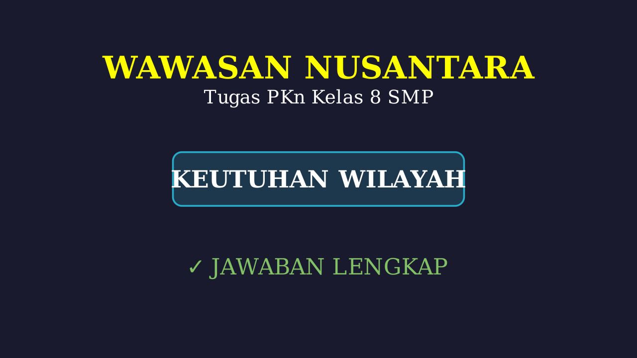 Wawasan Nusantara: Definisi dan Tujuan