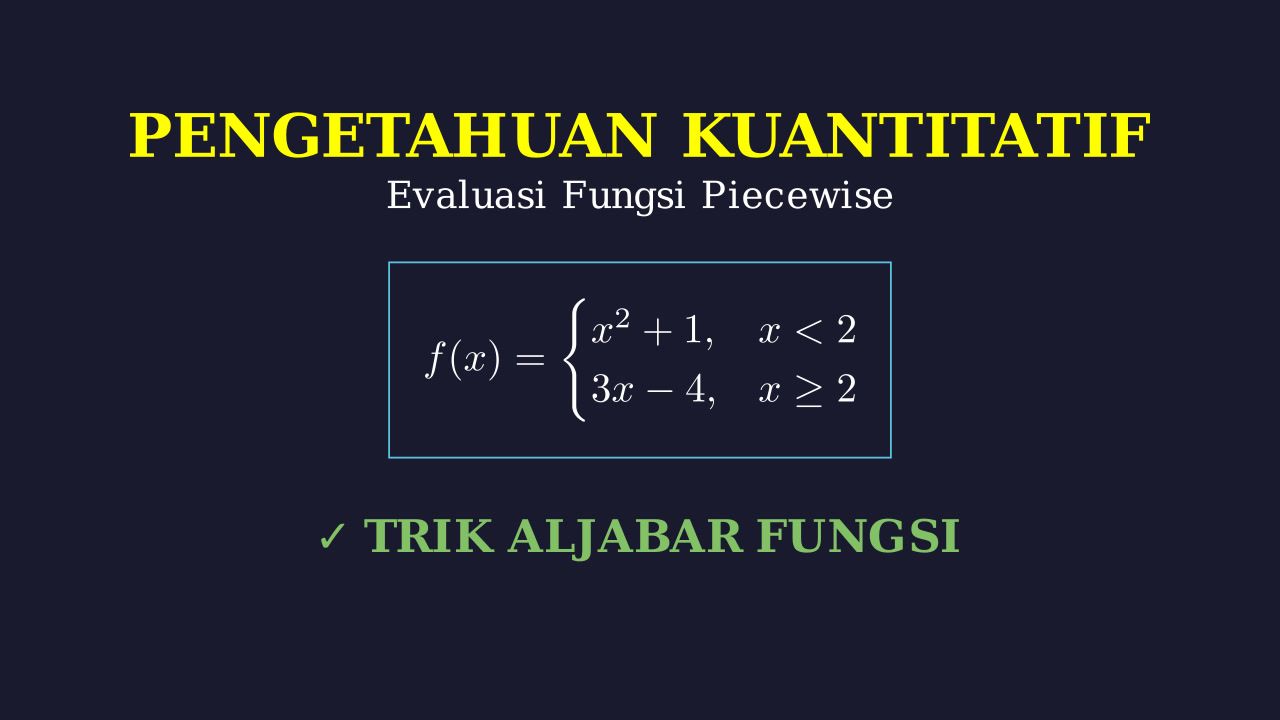 Evaluating Custom Piecewise Functions