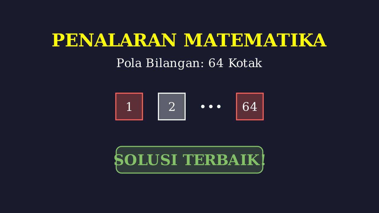 Pola Warna Kelereng dalam 64 Kotak