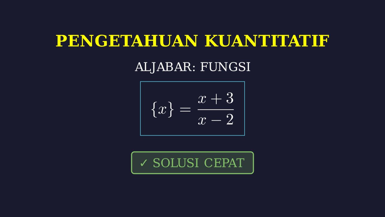 Operasi Fungsi Bilangan Bulat