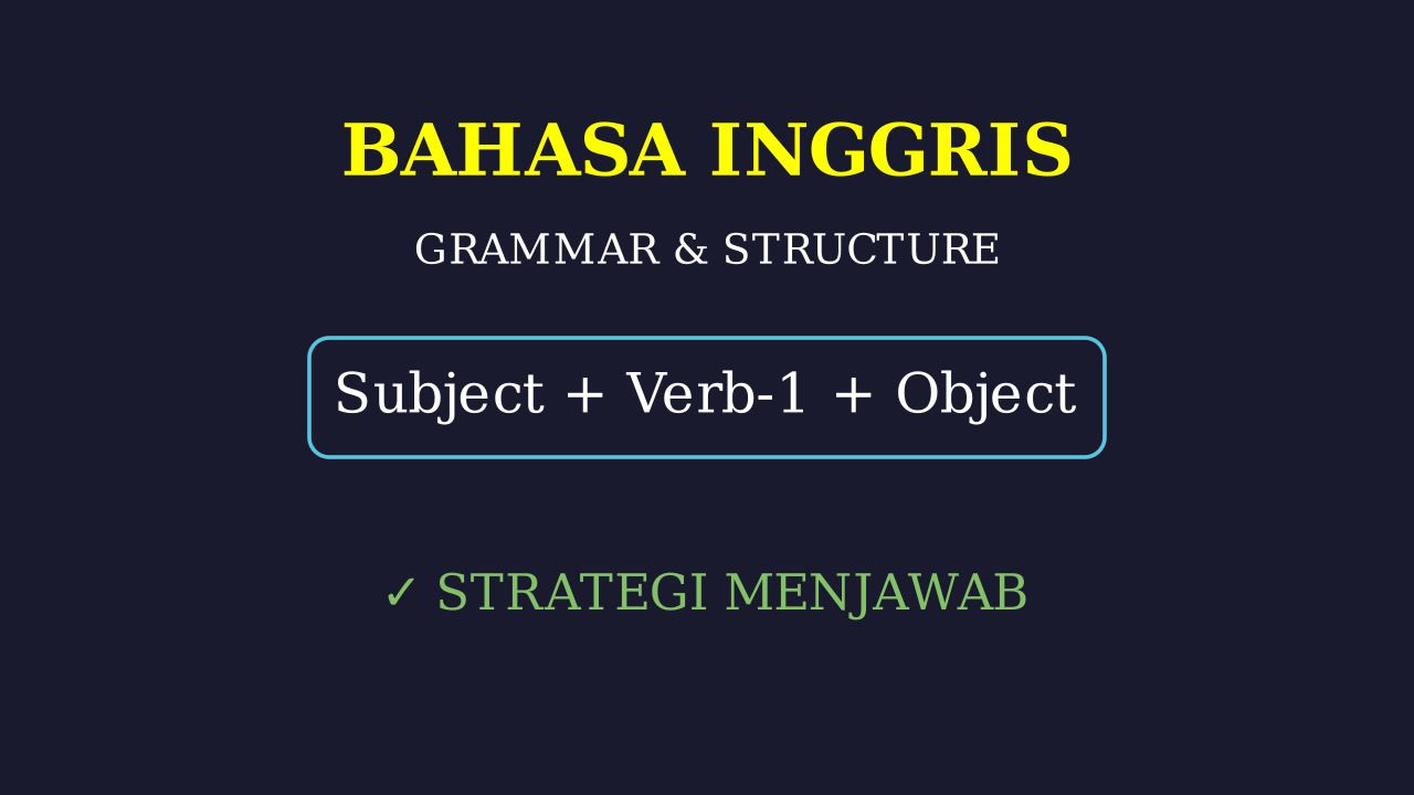 Belajar Bahasa Inggris