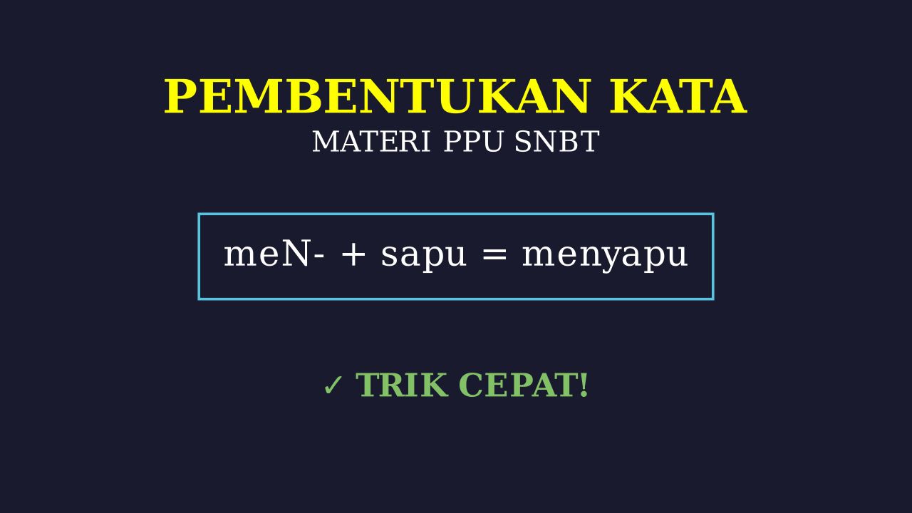 Penulisan Kata: Belajar Jadi Seru