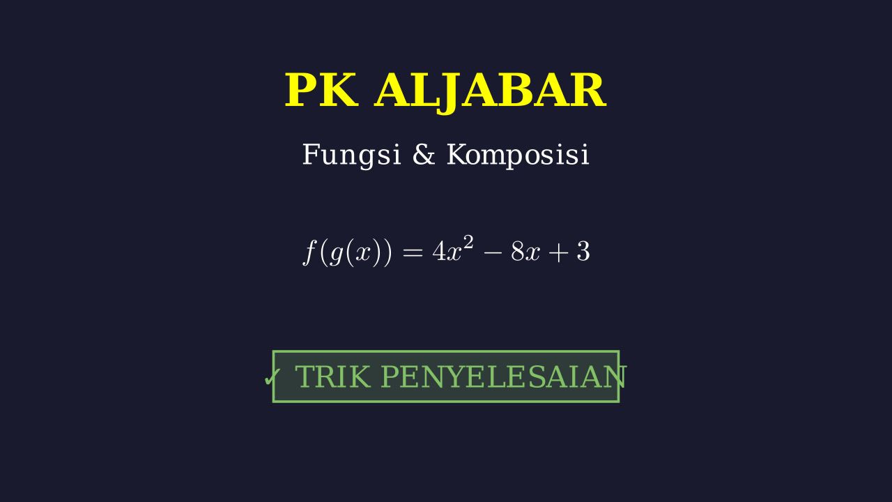 Langkah Penyelesaian Soal Matematika