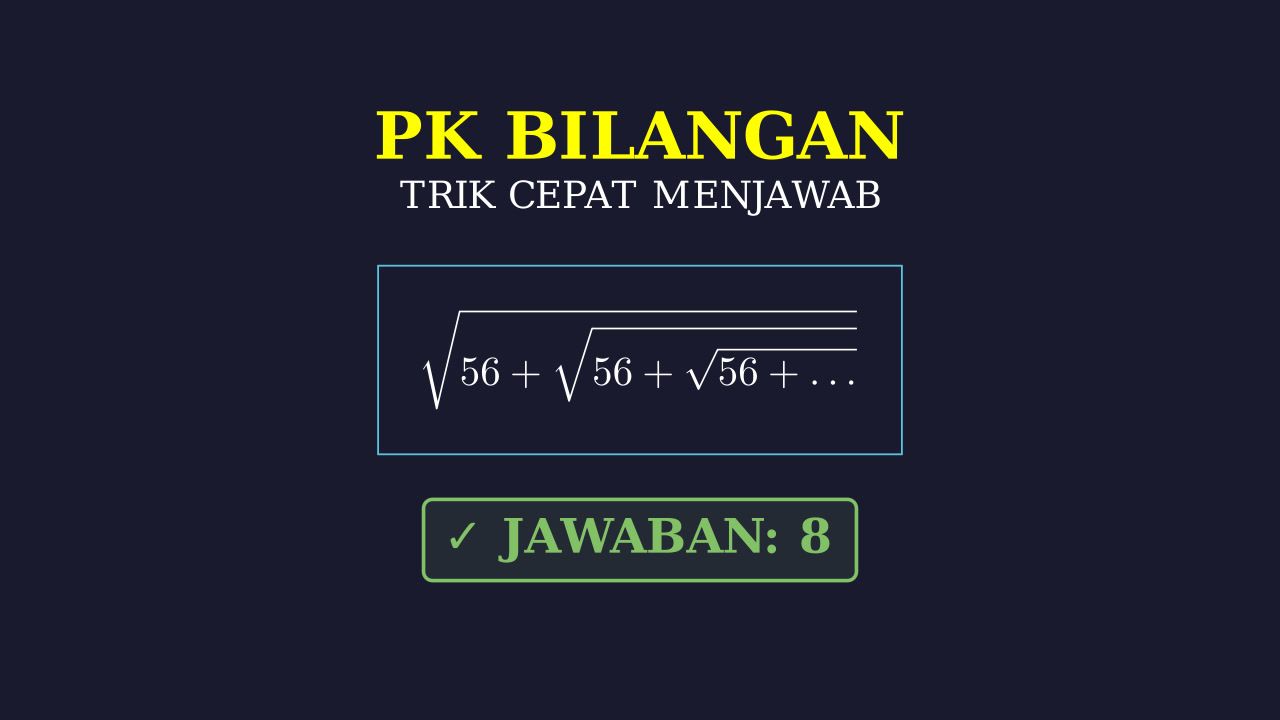Trik Cepat Selesaikan Soal