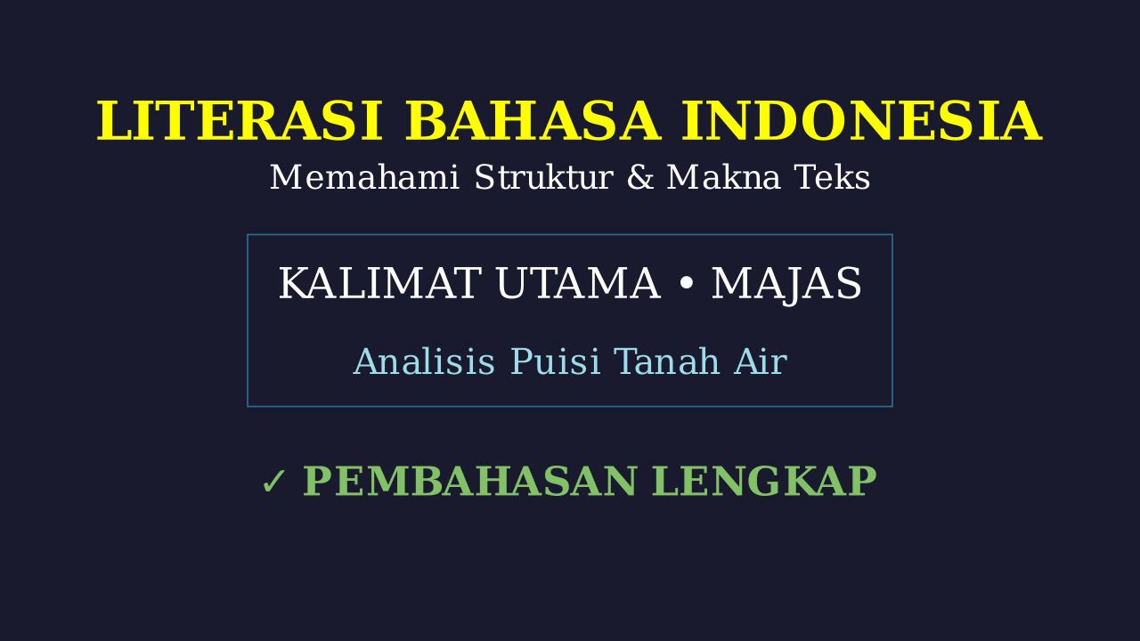 Rangkuman Materi: LBI, Saintek, & Soshum