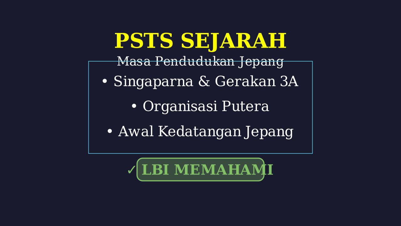 Sejarah: Masa Pendudukan Jepang di Indonesia