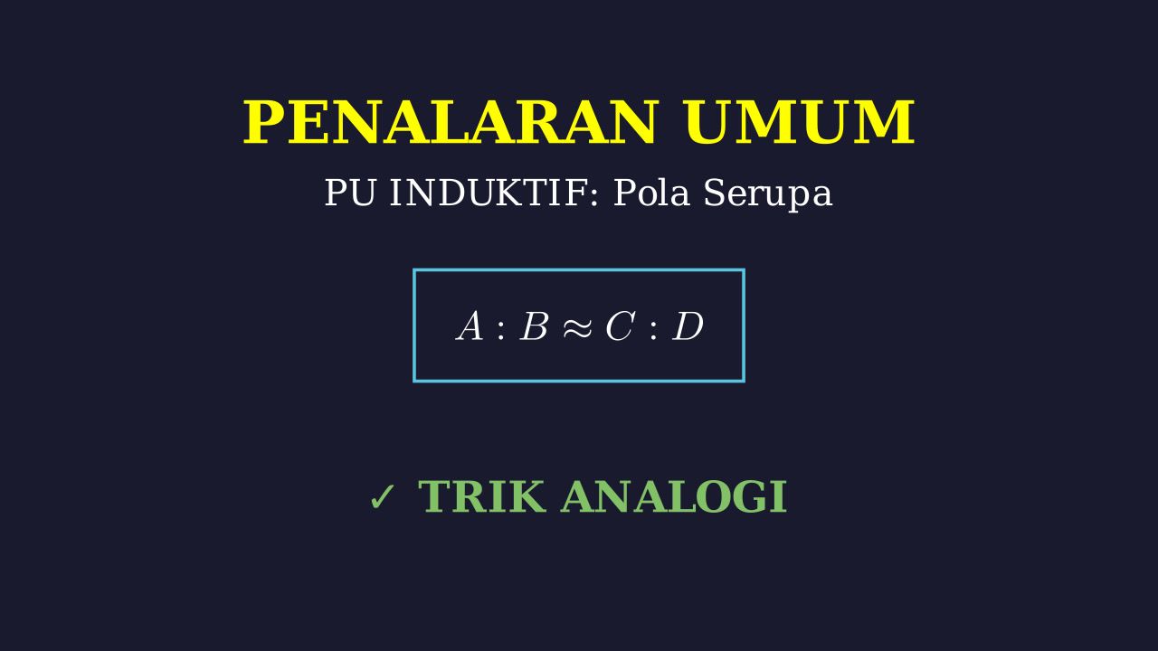 Prediksi Soal Penalaran Umum (PU)