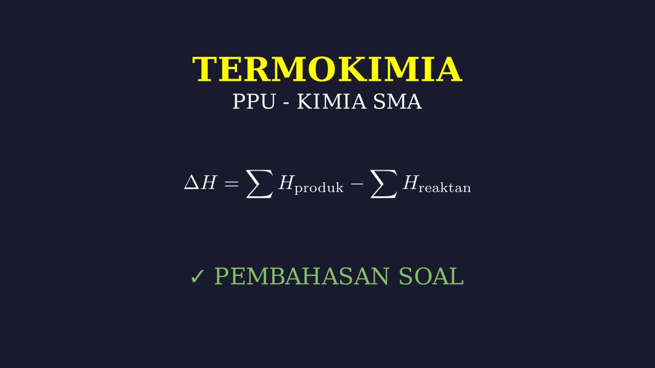Termokimia: Energi dan Reaksi Kimia