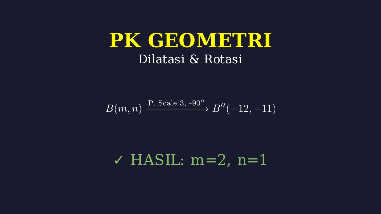 Komposisi Transformasi: Dilatasi dan Rotasi