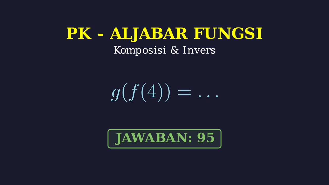 Nilai Fungsi Komposisi dan Invers