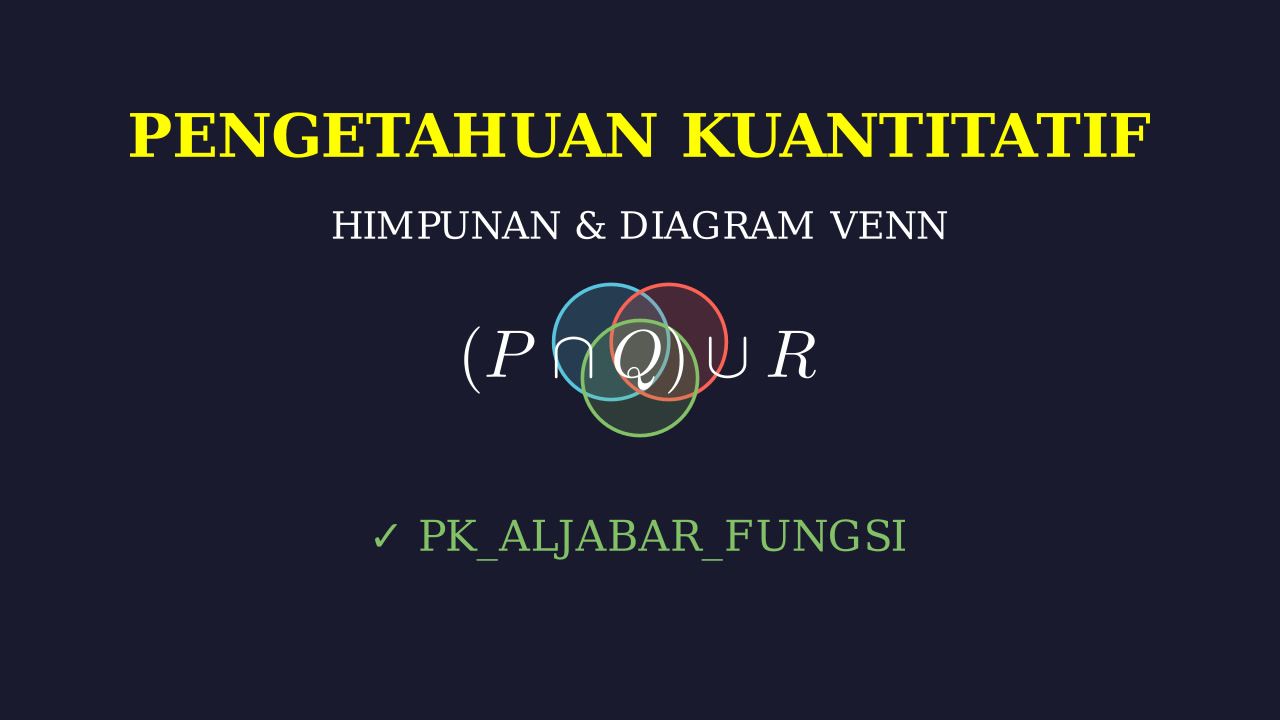 Himpunan: Menentukan Daerah Berarsir