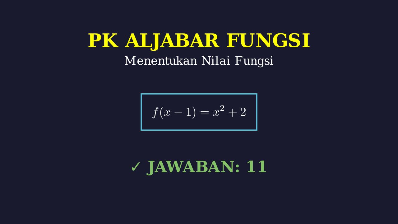 Menghitung Nilai Fungsi