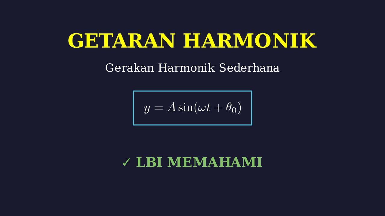 Gerakan Harmonik Sederhana