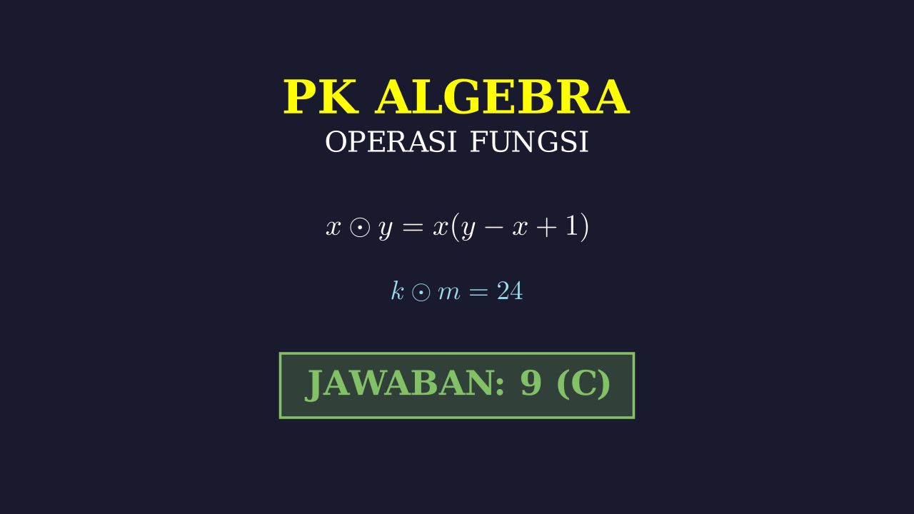 Operasi Bilangan: Mencari Nilai m