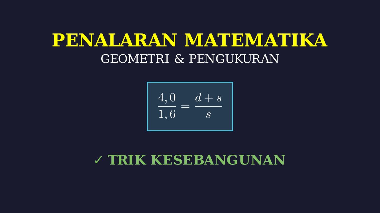 Menghitung Panjang Bayangan