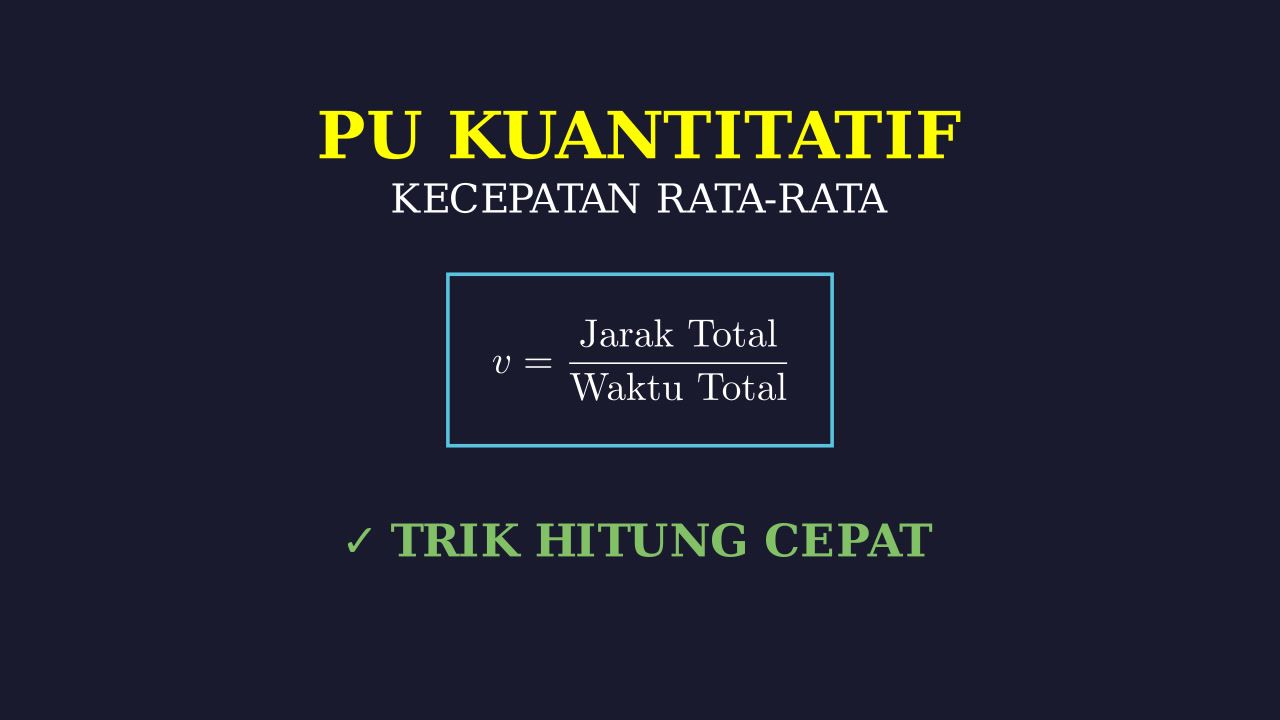 Soal Cerita: Jarak dan Waktu