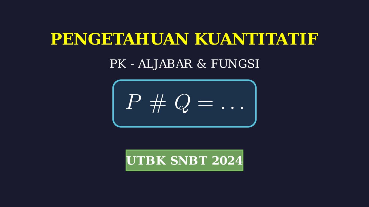 Teka-teki Logika: Mencari Nilai P Q