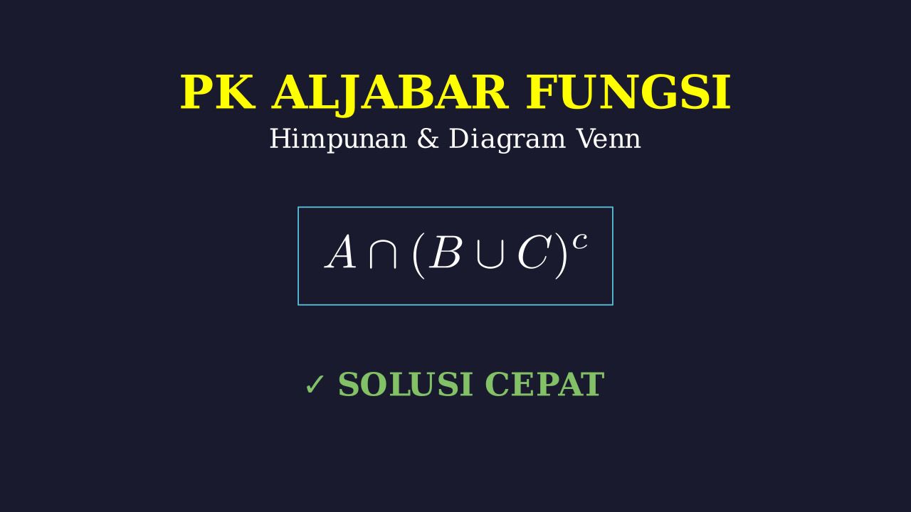 Memahami Diagram Venn