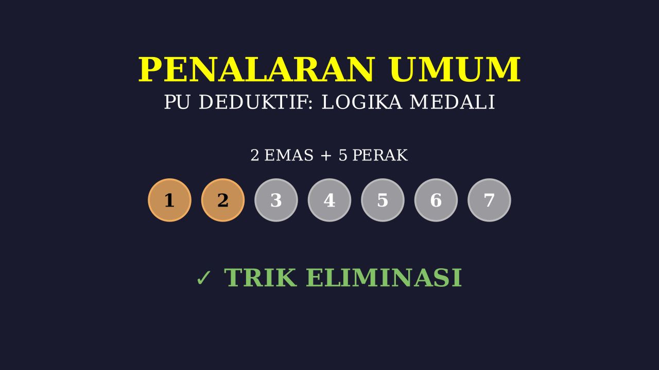 Logika Medali: Emas dan Perak